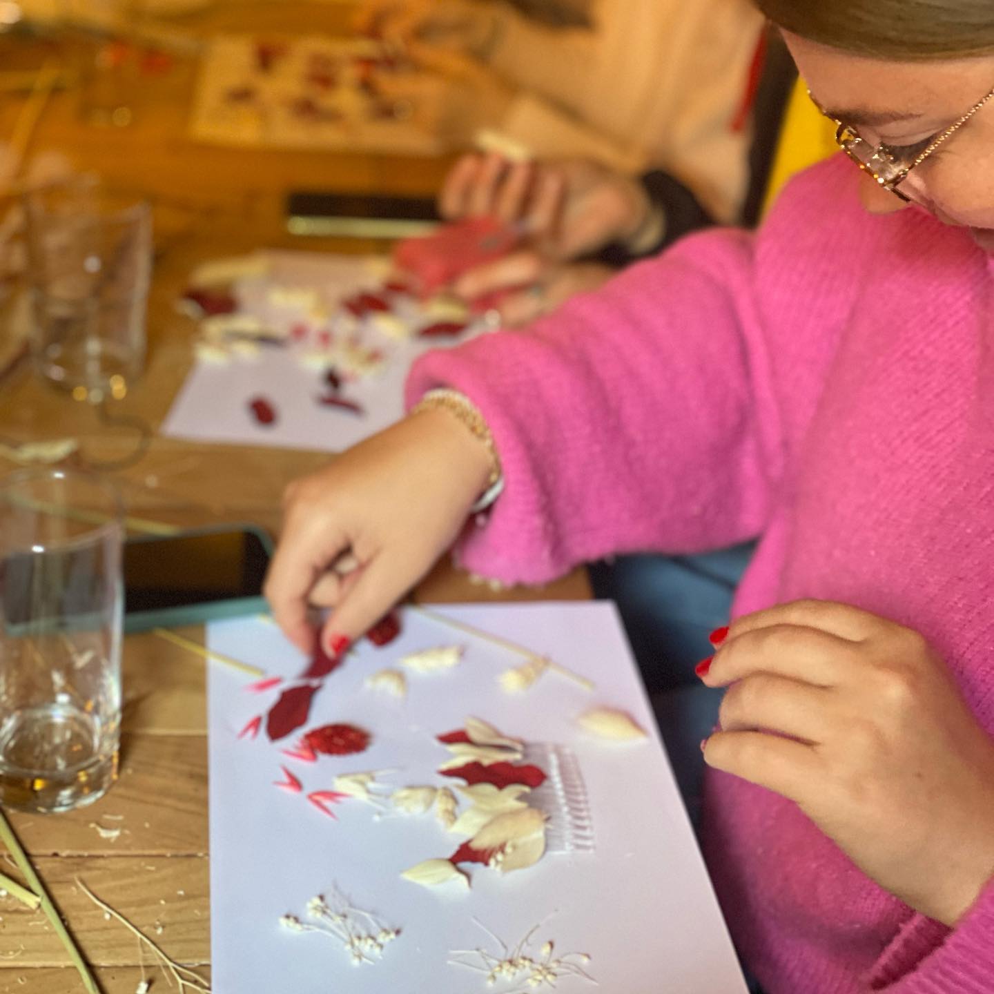 evjf atelier fleurs séchées
