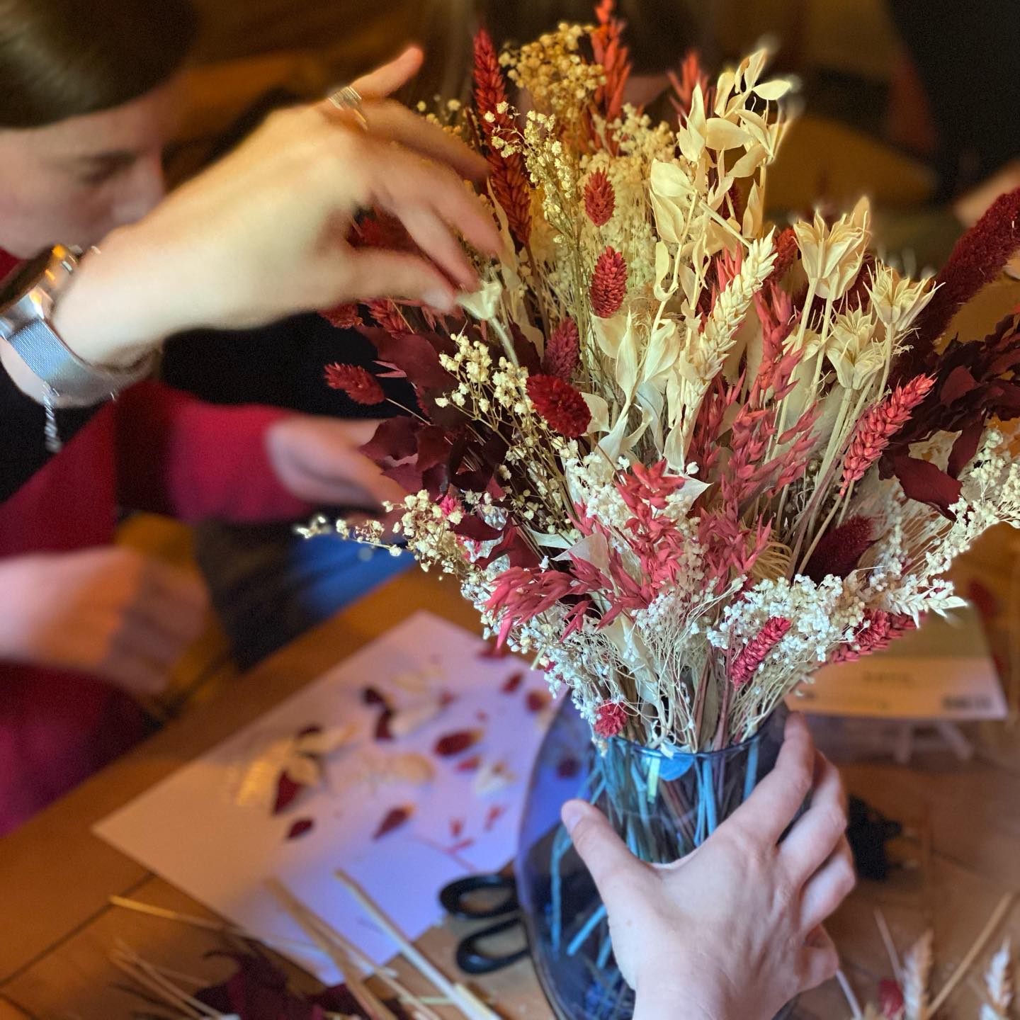 avjf atelier bouquet seches