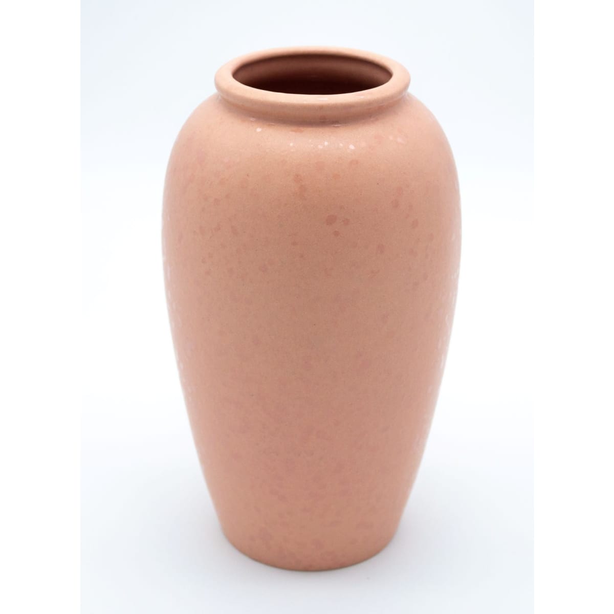 Vase rose poudré