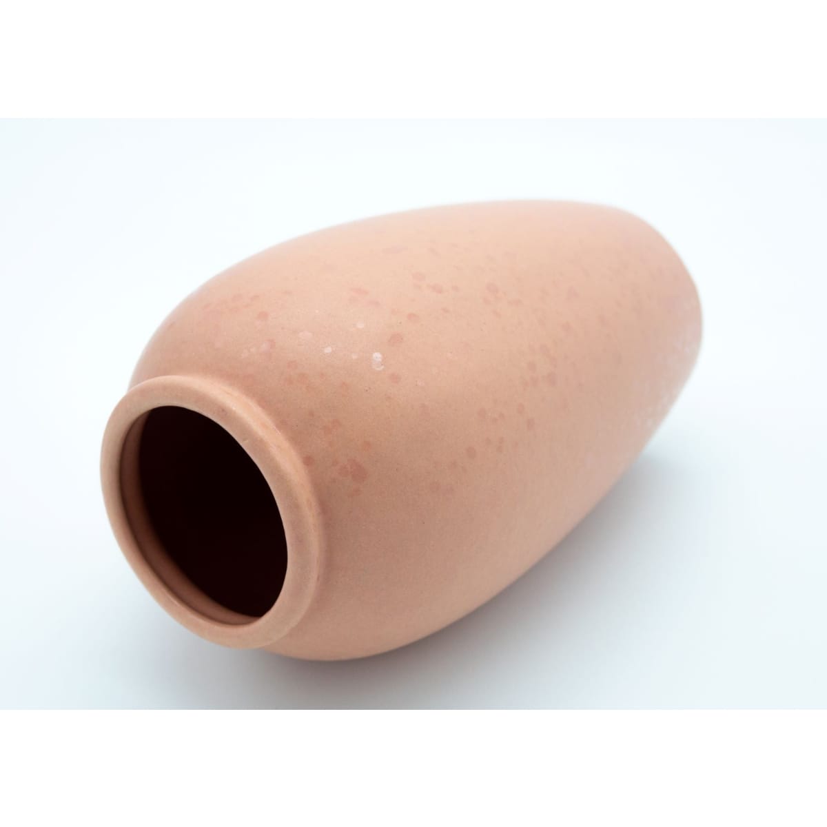 Vase rose poudré